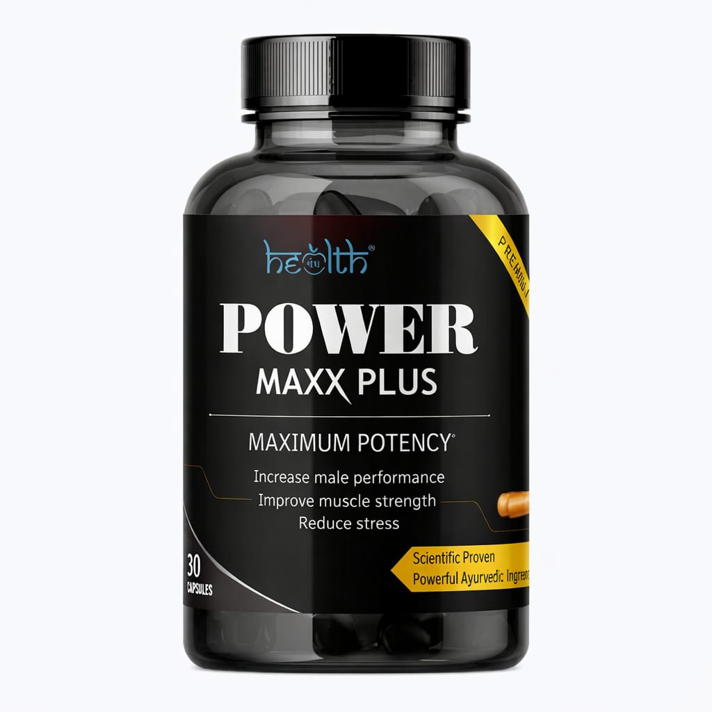 POWER MAXX PLUS – Natural Wellness Capsules for Men to Support Energy, Strength, Stamina aur Daily Vitality