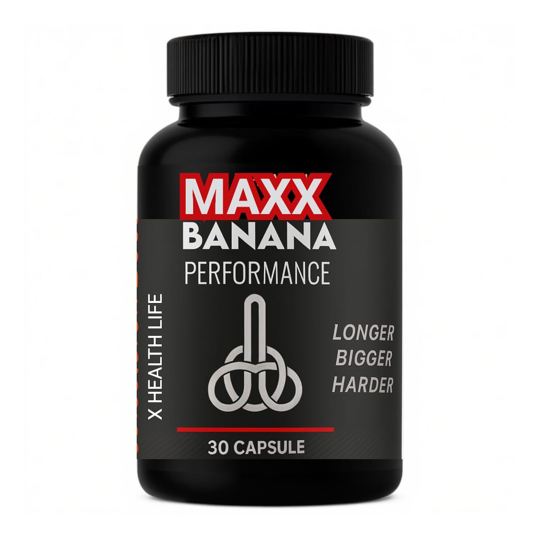MAXX BANANA PERFORMANCE CAPSULES – Daily Performance, Energy aur Stamina Support ke Liye Natural Wellness Supplement