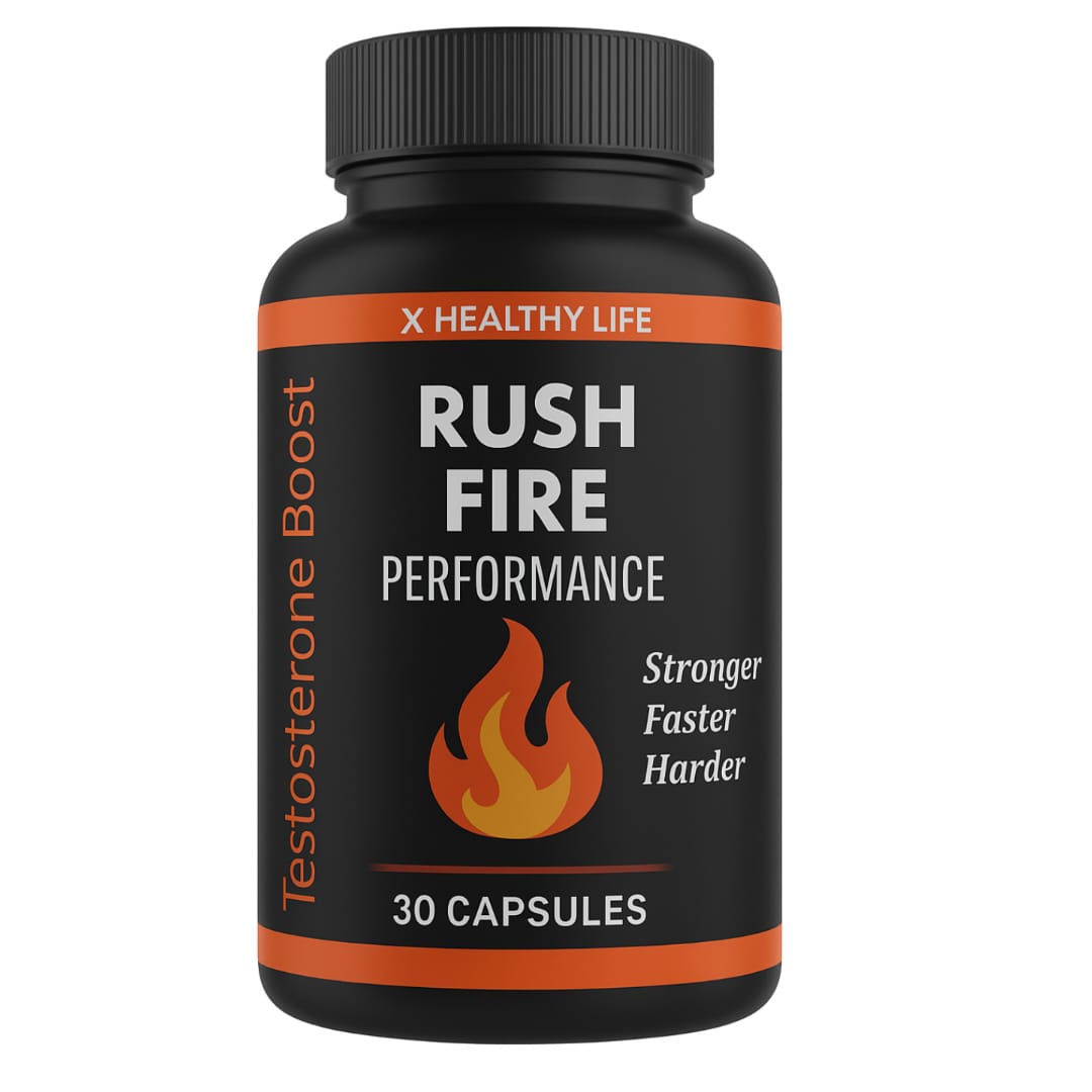 RUSH FIRE PERFORMANCE CAPSULES – Daily Performance, Energy, Strength aur Stamina Support ke Liye Complete Wellness Supplement
